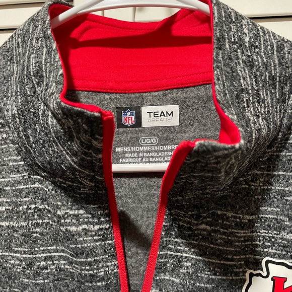 🆕KC Chiefs NFL Quarter Zip Pullover - Picture 8 of 8